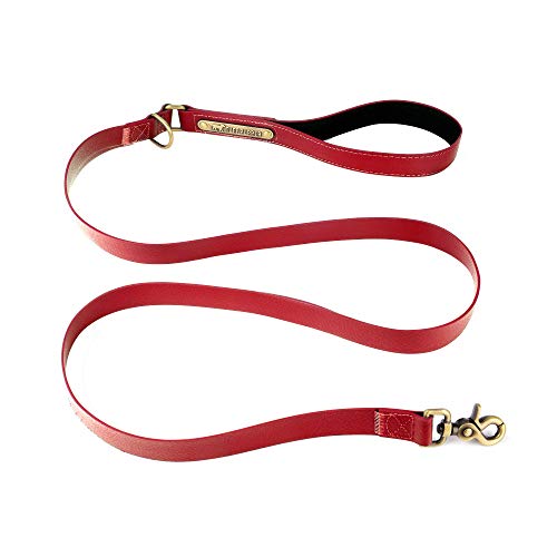 Tuff Pupper Classic 6 Foot Heavy Duty Dog Leash | 10x Stronger Than Leather | 100% Waterproof & Odor Proof Dog Leash | Tough Rust-Proof All Metal Hardware