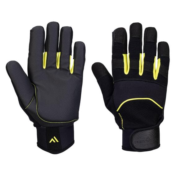 Gant Machanics anti-vibrations noir, Dext. 5 A791