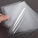 50 Pcs Heat Resistant Clear Acetate Sheets - 4.3x6.3 inch for Handmade Crafts, Transparent Plastic Sheets, BPA Free, Heat Shrink Papers, Anti-static & Easy to Cut