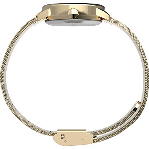 Timex Women's Tw2U08000 Easy Reader 25Mm Gold-Tone Stainless Steel Mesh Bracelet Watch #TOP1