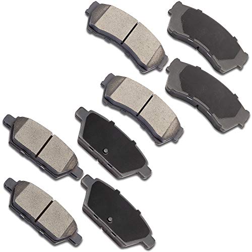 Ceramic Brakes Pads,OCPTY Quick Stop Front Rear Brake Pad fit ...