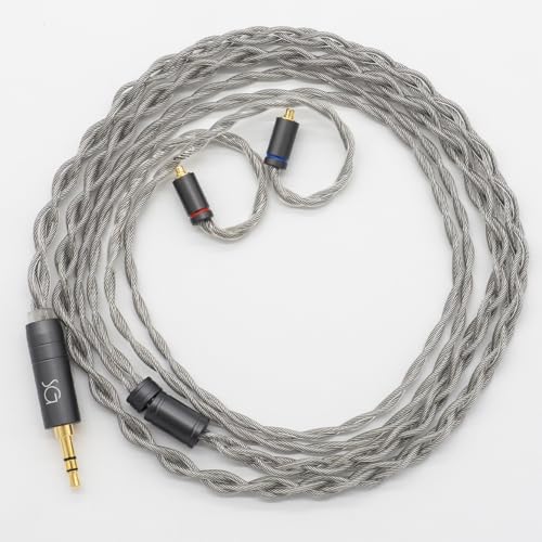 SoundsGood Stibnite �X�e�B�u�i�C�g 4�c �n���h���C�h ���P�[�u�� �⃁�b�L �����x�� ���_�f�� OFC �C���z�� �A�b�v�O���[�h �P�[�u�� �����P�[�u�� SE215 SE315 SE425 SE535 SE846 (MMCX-3.5m