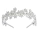 Produktbild TIREOW_Hochzeit Hochzeit Braut Strass Kristall Tiara Krone Geburtstag Party Prinzessin Diadem,Silber