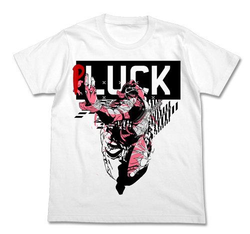 Amazon.co.jp: ジョジョの奇妙な冒険 LUCK Tシャツ ホワイト サイズ:M