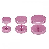 Soul-Cats 2 Fake Plugs – Finti Piercing Tunnel In Acciaio, Anello Nero/argento, Diametri 6-10 Mm - 4