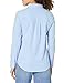 Amazon Essentials Women's Long Sleeve Button Down Stretch Oxford Shirt (Available in Plus Size), Blue, Small