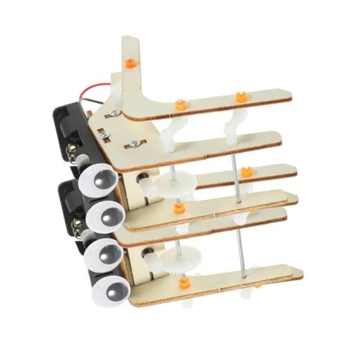 Milisten 2 Juegos Robot araña Juguete de Broma de araña Juguete DIY científico para DIY Ciencia tecnología Juguete Playthings para Juguete de Ciencia DIY Madera