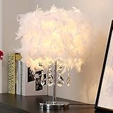 maison jansen lampe palmier L'abat-jour en plumes rend la lumière de l'ampoule tourner même et douce. Plumes se balançant dans la brise, la lampe est une décoration romantique dans la chambre.