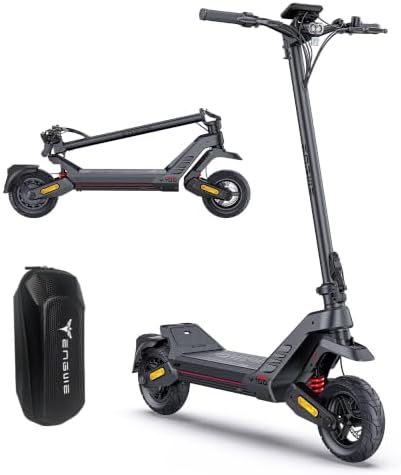 ENGWE E Scooter mit Straßenzulassung, 48V 18.2Ah Akku | NFC und Bluetooth, Reichweite bis zu 85 km, Geländegängige Federung, Klappbarer Elektroroller, Y700 ABE
