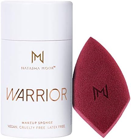 Natasha Moor Warrior Face Blender, Velvety-soft Microfibre Makeup Sponge