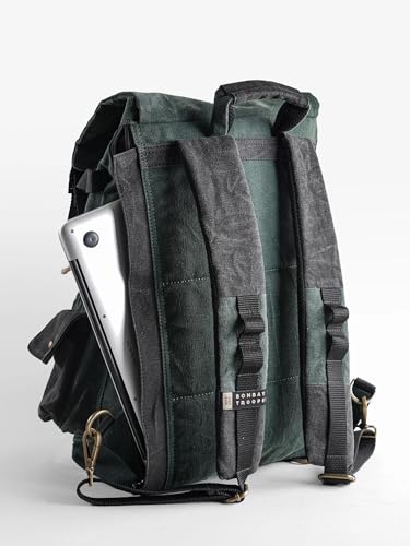 Image of Bombay Trooper Terra Nova Explorer Victor Backpack | Upcycled Canvas Backpack | Laptop Backpack | Travel Backpack