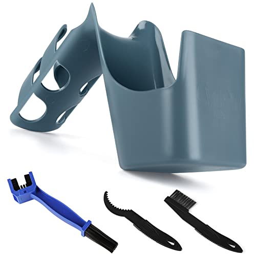 Kit de Cepillo de Limpieza de Bicicleta, Cepillo Cadena Bicicleta, Caja de Herramientas de Almacenamiento de Aceite de Cadena de Bicicleta, Herramientas de Limpieza para Bicicleta para Motocicleta Cover
