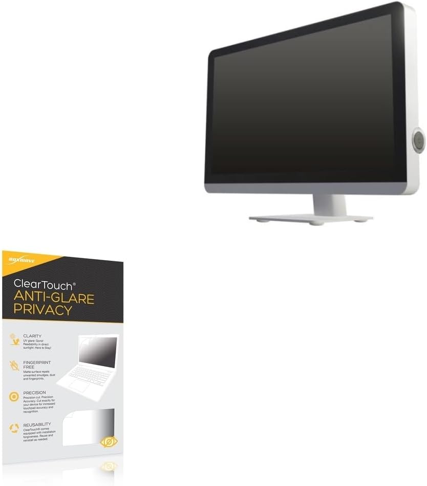 BoxWave Screen Protector Compatible With Ampronix RGP2762AMII-P (27 in) - ClearTouch Anti-Glare Privacy (2-Pack), Privacy Screen Protector Flexible Film Anti-Glare