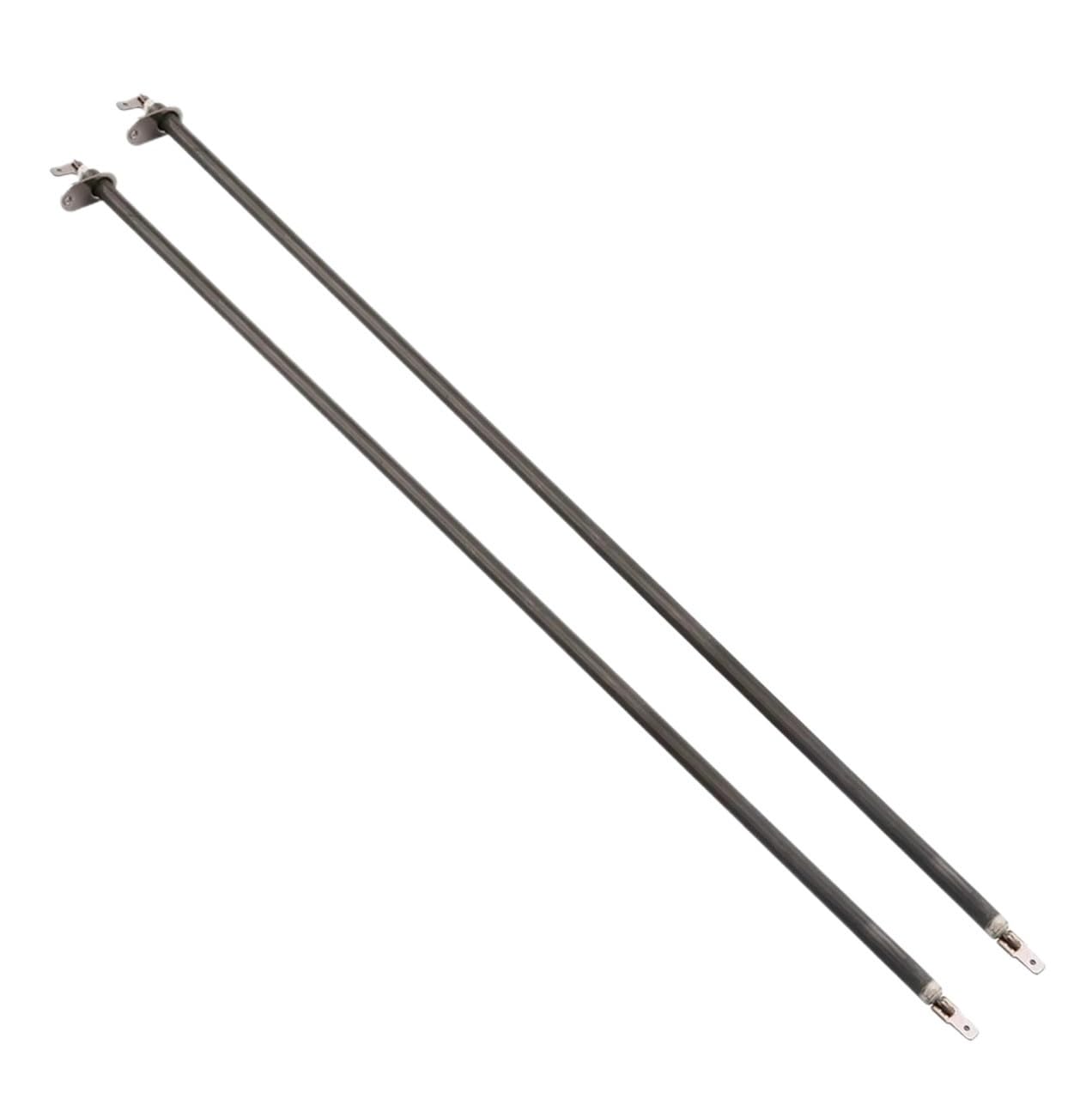 2 Resistencias De 110 V-115 V, 300-500 W, Compatibles Con Hornos Eléctricos DERNORD, Con Tubo Recto Y Chapa Metálica Recocida SUS304.(300W)