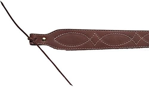 Cobra Leather Rifle Sling: Western Stitch – Cherry Brown Latigo