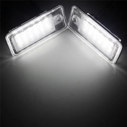 Luz de matrícula para RS4 y A4 B7 con carcasa impermeable y conector original 8E0807430A 5