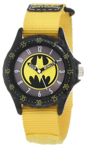DC Comics Accutime Batman Kids' BAT5040 Batman Time Teacher Watch