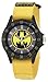 Batman Kids' BAT5040 Batman Time Teacher Watch with Yellow Canvas Band