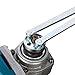 Sankoly Universal Adjustable Angle Grinder Wrench Pin Spanner Locknut Wrench for Backing Pads on Angle Grinder and Round Nuts with Drilled Holes