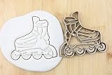 Cookie Cutter Fondant Keksstempel/Ausstechform Keksausstecher Plätzchen Inlineskates/Inliner ca. 8cm