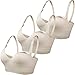 BAOMOSI Women's Seamless Nursing Maternity Bra Push Up Comfort Sleep Bralette Color Beige Size M