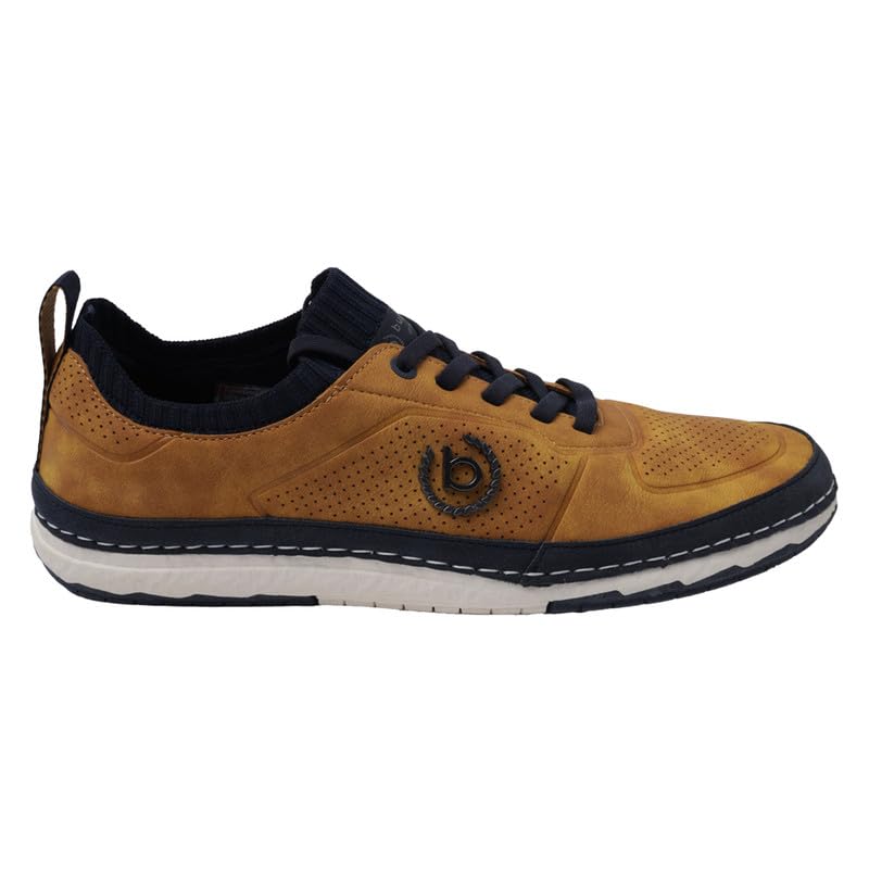 Image of Bugatti Vanadium Yellow Mens Low Top Sneakers - UK 9