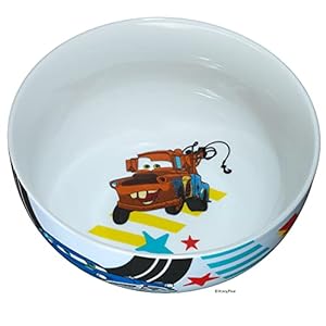 WMF Disney Cars2 Kinderservies voor kinderen, 13,8 cm, porselein, vaatwasmachinebestendig, kleur- en voedselveilig