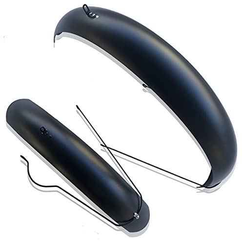 LHSJYG Guardabarros para Bicicletas,Guardabarros Bicicle Bicicleta de Nieve Mudguard 26 * 4.0 Accesorios Accesorios de Bicicleta Gorda Fiesta Delantera/Trasera Alas de Rodeo Completo for Bicicletas Cover
