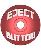 Dubbs Hardware Headset Top Cap 1-1/8 Aluminum MTB Bike Bicycle Headset Cover Stem Mountain Bike Road (Red Eject)