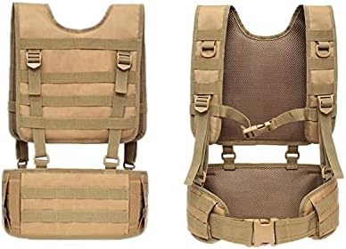 JINXING Outdoor Tactical Belt Vest Cover Multifunctional Sports Waist Bag
