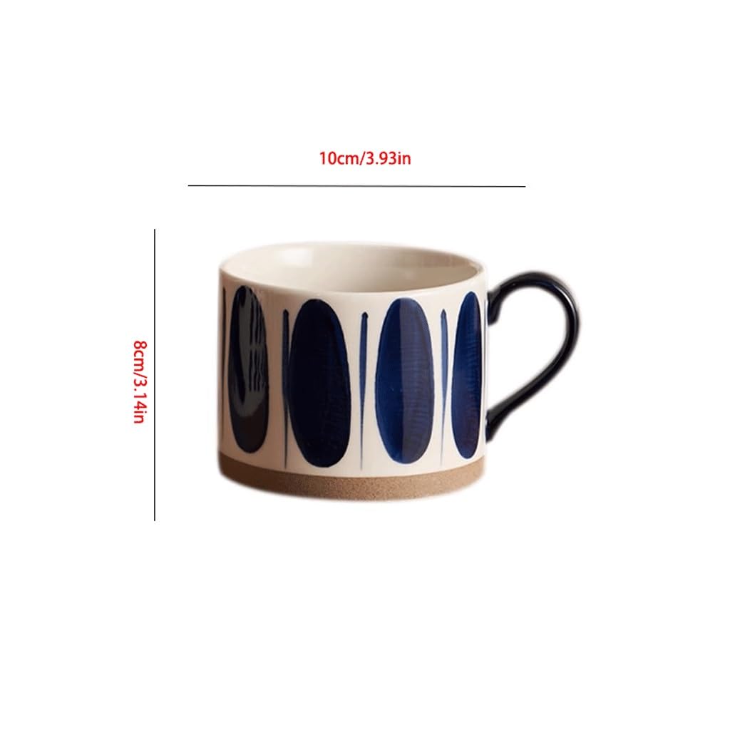 ENGENDER Tazas Cafe Taza Retro De Agua Alto Valor Café Mug Cups(A)
