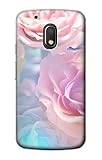 funda bateria motorola g4 plus De plástico resistente Vintage Pastel Flowers Funda Carcasa Case para Motorola Moto G4 Play