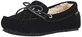 Old Friend Women's Mo Moccasin, Black, 8 M US