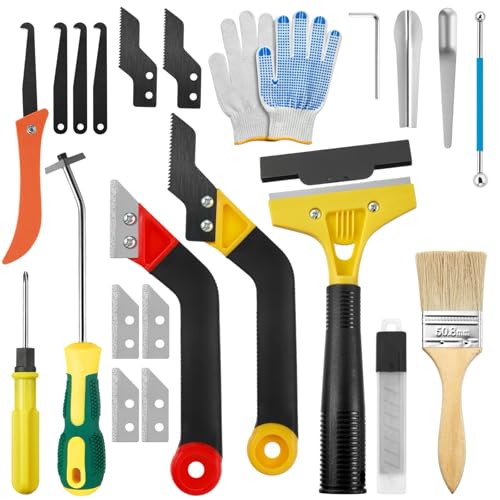 33 Pack Grout Removal Tool Kit, Tile & Caulk Remover