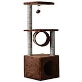 ✅Diseño elegante: Fantástico árbol rascador para gatos con un bonito y elegante diseño. Perfecto para colocar en cualquier lugar de tu hogar ya que combinará perfectamente con el resto de muebles