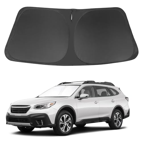 Windshield Sun Shade Compatible with 2020-2024 2025 Subaru Outback SUV, Base, Premium, Limited, Touring Accessories Sun Visor Heat Protection Keeps Car Cool by LHFLIVE - Used condition - US$18.33