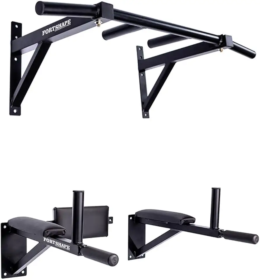 Barra Fixa de Parede + Paralela com encosto