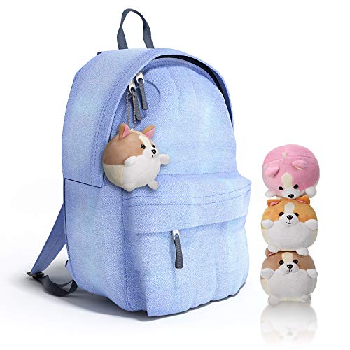 12 Pieces Small Stuffed Toys 5 Inch Cute Small Stuffed Keychain Set, 3 Colors Goodie Bag Fillers, Carnival Prizes, Valentine' Day, Easter Egg Filler Party Favors (Cute Style) #TOP4