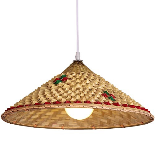 Suspension de plafond en bambou de japonais luminaire à cordon ajusté salon b