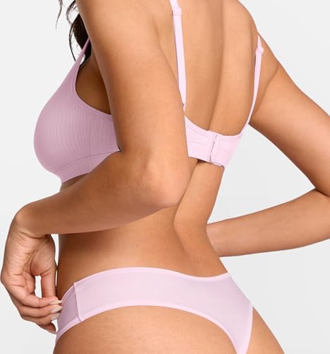 Image of Magneticfit Women's Low Rise Thong | 3 Pack, Soft Stretch Fabric, 100% Cotton Lining, Tagless Comfort, No Cut Finishing, Sexy Underwear, Panties