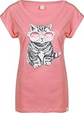 relaxed fit Iriedaily Iriecat W T-Shirt Flamingo