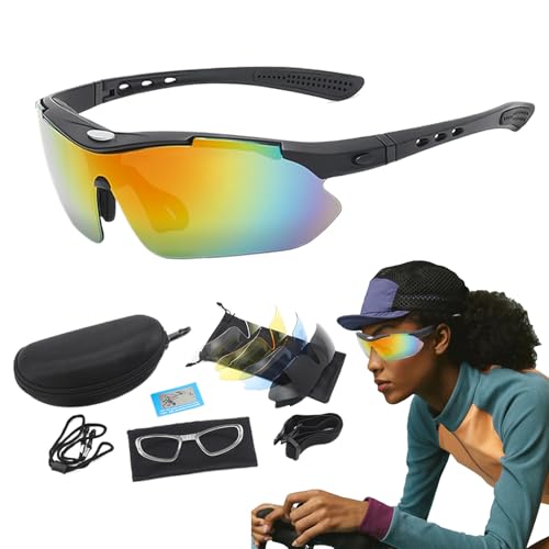 Lunettes de cyclisme homme polarisées route et sport coupe-vent