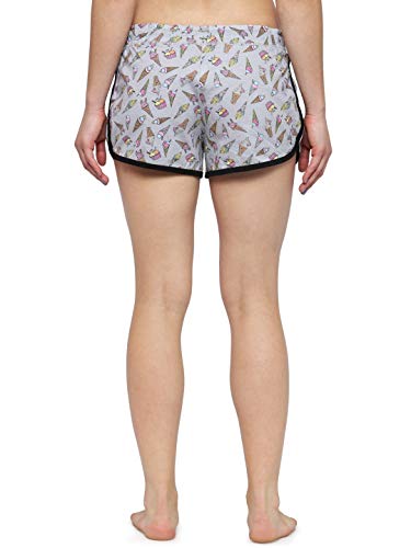 Image of KOTTY Printed Women Multicolor Night Shorts (Multi-Coloured,26)