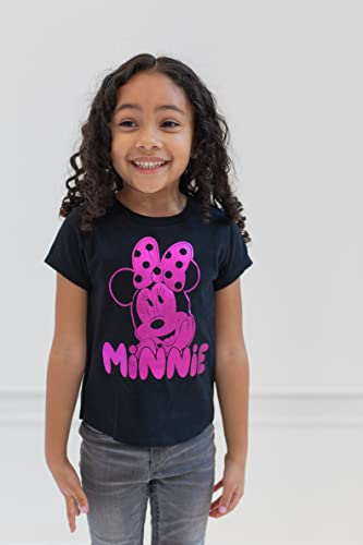 Disney Minnie Mouse Girls Pullover Metallic T-Shirt Toddler to Big Kid2