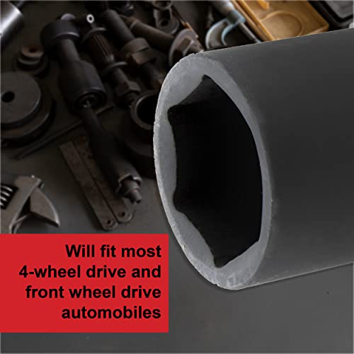 Abn Axle Nut Socket, 32Mm, 1/2In Drive, 6 Point – Universal For All Vehicle 6Pt Installation, Removal, Repair #TOP3