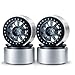 Produktbild RC Rims RC-Felgen 4pcs 2.9 Beadlock Felgensatz Rim Set für 1/6 RC Crawler Car Axial SCX6 JLU Wrangler AXI05000 (Titanium)