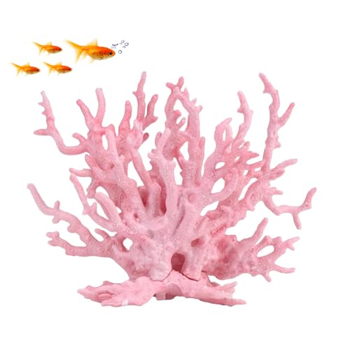 Image of AnRui Aquarium Coral Ornament Resin Coral Reef Decor Artificial Aquarium Plants Landscape Fish Tank Accessories Decorations