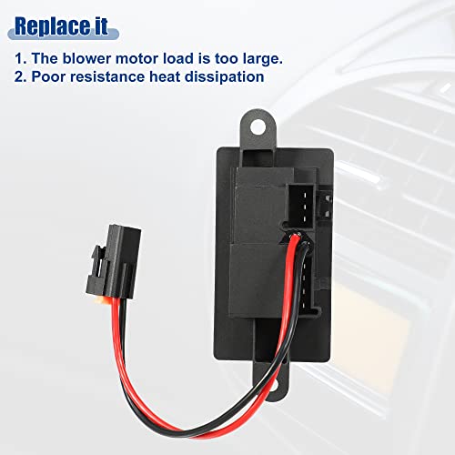 Image of ACROPIX Blower Motor Resistor Replacement Fit for Chevrolet Suburban - Pack of 1 Multicolor