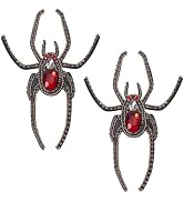 WEBEEDY 4 toppe a fora di serpente fatte a ano con strass, da cucire su cristalli, accessori