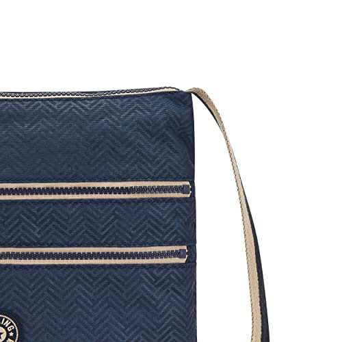 Kipling Womens Womenâ’s Alvar Bag, Super Light, Durable Messenger Bag, Nylon Shoulder Crossbody Bag, Endless Bl Emb, 13 L X 10.25 H 1.75 D Us #TOP4